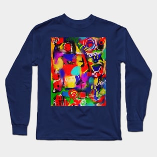 Venus Retrograde in Aries Abstract Long Sleeve T-Shirt